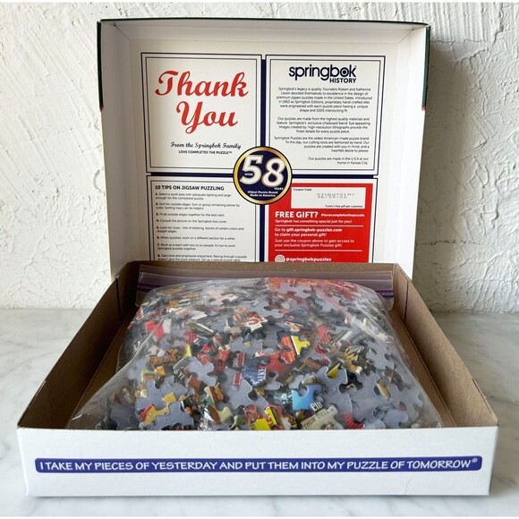 Whiskey and Scotch Springbok Puzzle 1000 Piece COMPLETE Dewar's-Jameson-Old Dad - Picture 4 of 8